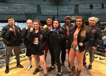 The 2019 Beckley Toughman winners pose after the event. (Photo Courtesy of Jerry Thomas/WV Toughman)