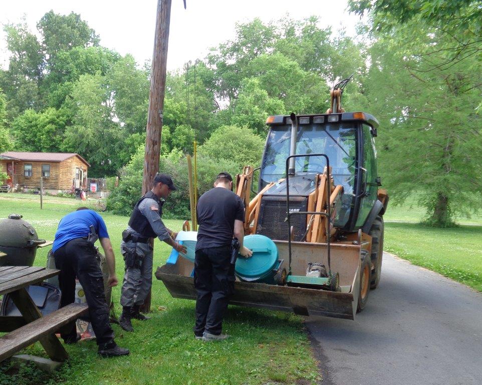 Alderson police begin abatement process