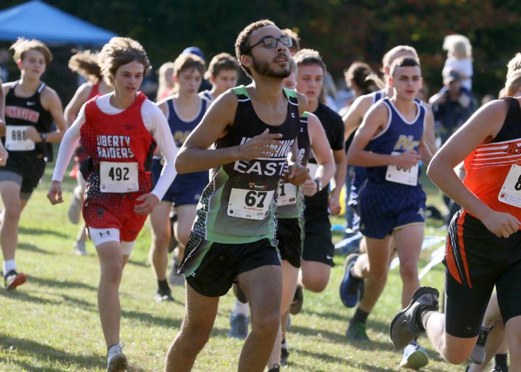 (Brad Davis/For LootPress) The high school boys portion of an event at Twin Falls State Park gets underway Wednesday afternoon.