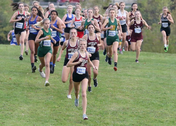 (Brad Davis/For LootPress) The high school girls portion of the Class AAA Cross Country Regionals gets underway Thursday evening in Beckley.