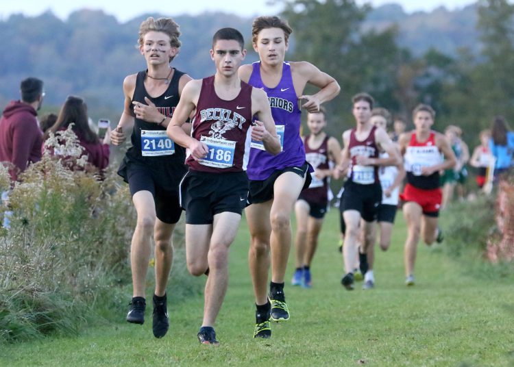 (Brad Davis/For LootPress) The high school boys portion of the Class AAA Cross Country Regionals Thursday evening in Beckley.