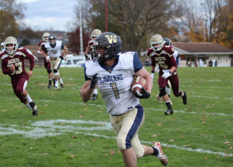 Greenbrier West running back Ty Nickell breaks loose during a game against Williamstown Saturday, Nov. 13. (Steph Redden/Lootpress)