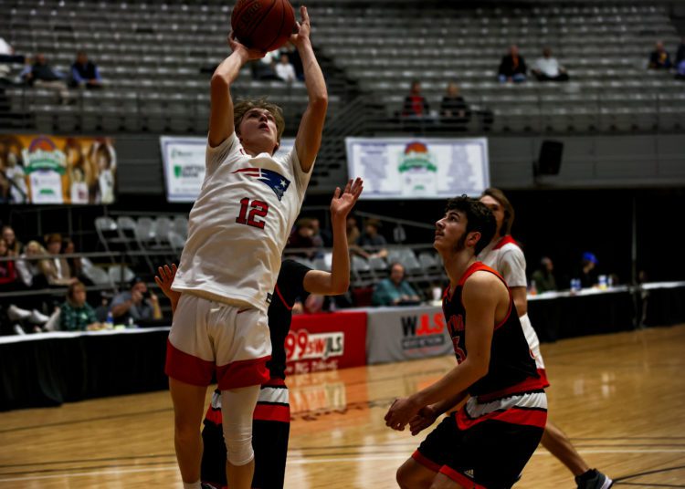 Independence's Carter Adkins goes up for a shot against Richwood on Jan. 3 in the New Ricer CTC Invitational (File Photo/Karen Akers)