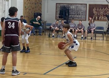 Mullens' Keegan Davidson steps to the free throw line during Wednesday's win against Pineville. (Phot submitted by Rene Davidson)