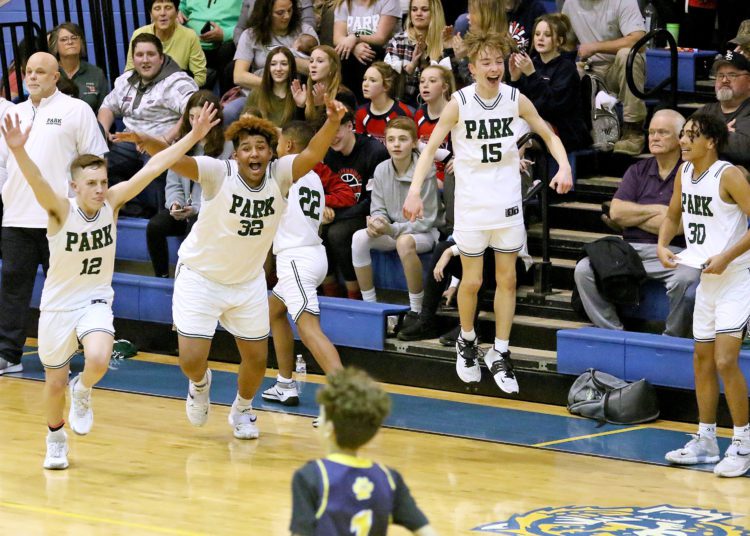 (Brad Davis/For LootPress) Park Middle at Shady Spring Middle, County Championship February 24, 2022.