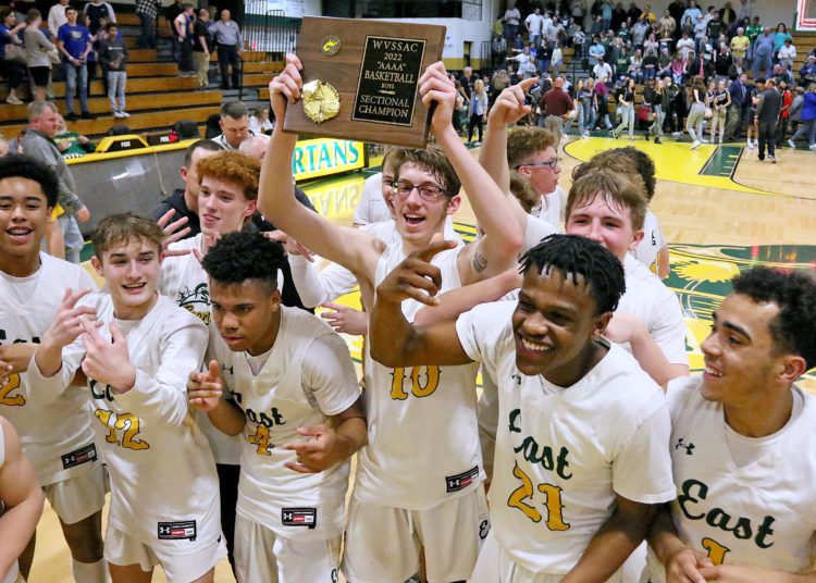 (Brad Davis/For LootPress) Princeton at Greenbrier East, Sectional Championship, March 4, 2022.