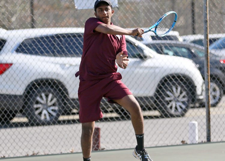 (Brad Davis/For LootPress) Woodrow Wilson's Rahul Ilangovan against Capital April 7, 2022 in Beckley.