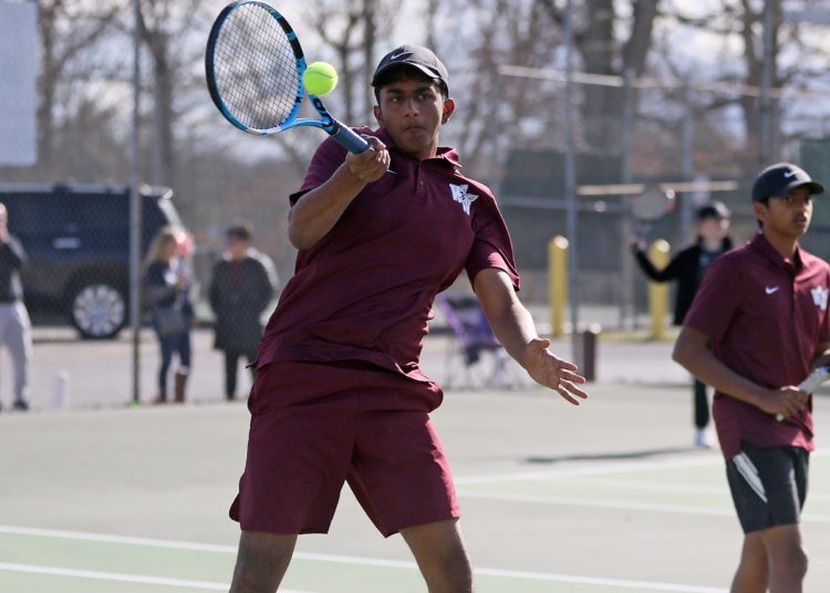 (Brad Davis/For LootPress) Woodrow Wilson's Rahul Ilangovan against Capital April 7, 2022 in Beckley.