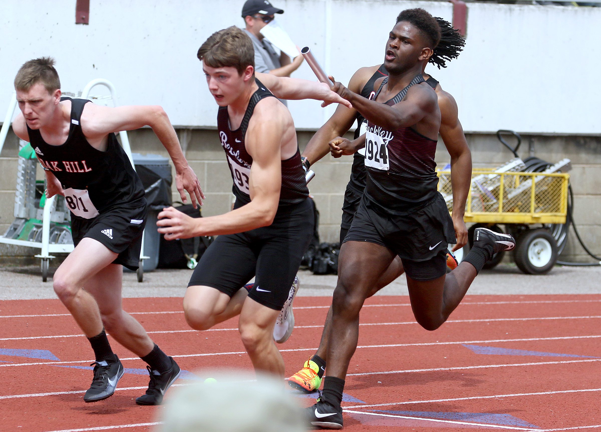 State Track and Field Woodrow Wilson takes second in girls 4x200 relay