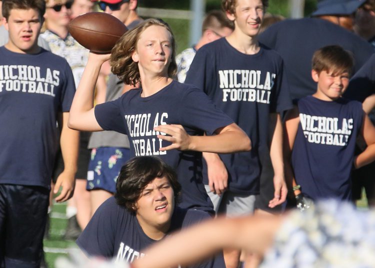 (Brad Davis/For LootPress) Nicholas County/Pocahontas County/Greenbrier West 7 on 7 day June 30, 2022 in Summersville.