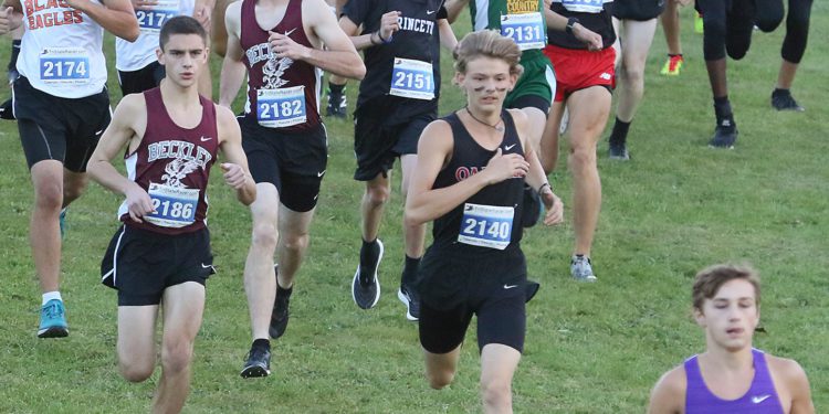 (Brad Davis/For LootPress) The high school boys portion of the Class AAA Cross Country Regionals gets underway Thursday evening in Beckley.