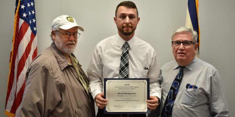 WVDOH’s Jake Bumgarner named as finalist in AASHTO Vanguard Award for young engineers