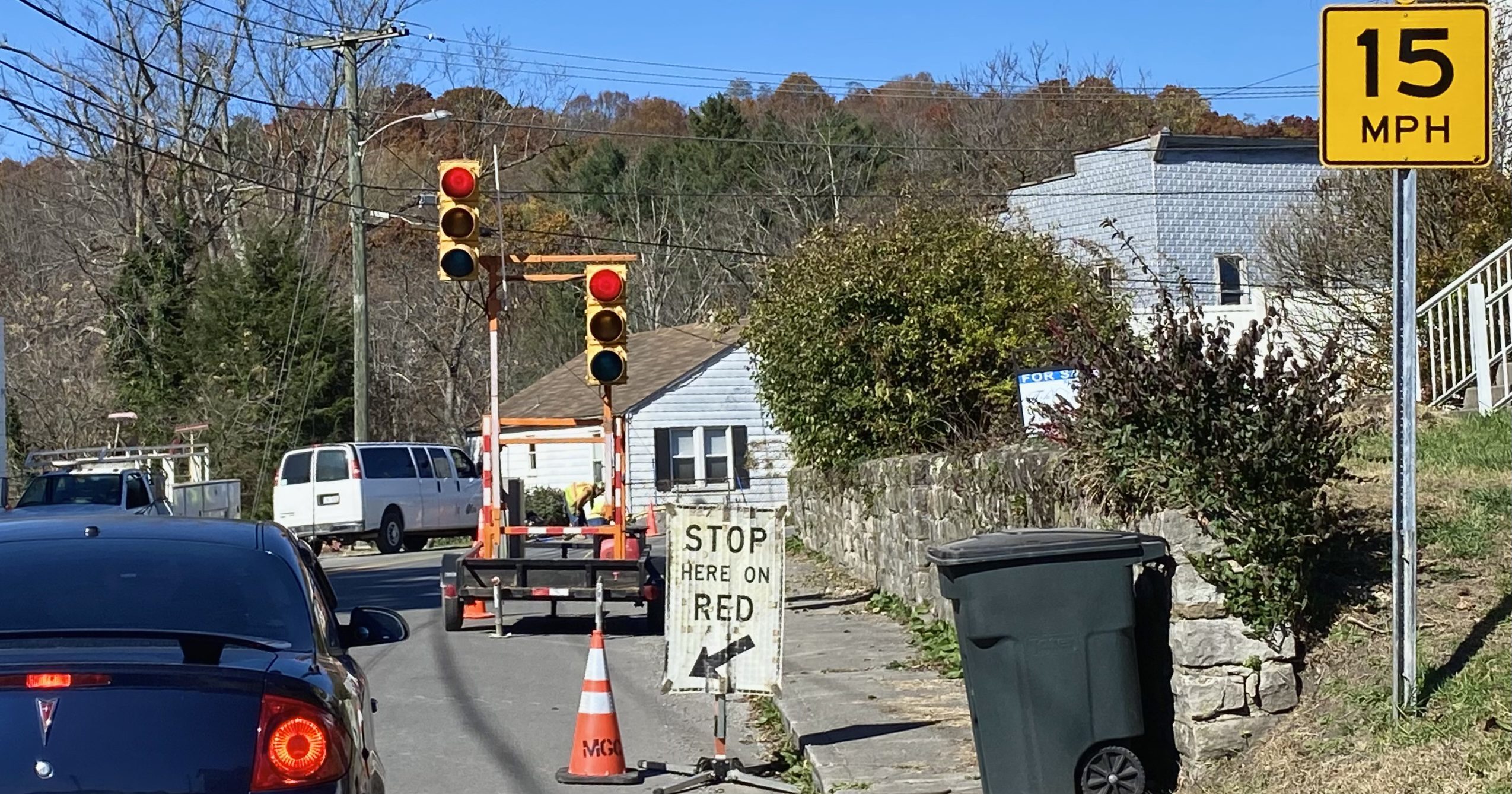 Traffic alert Utility work in Mabscott continues, minor delays to be