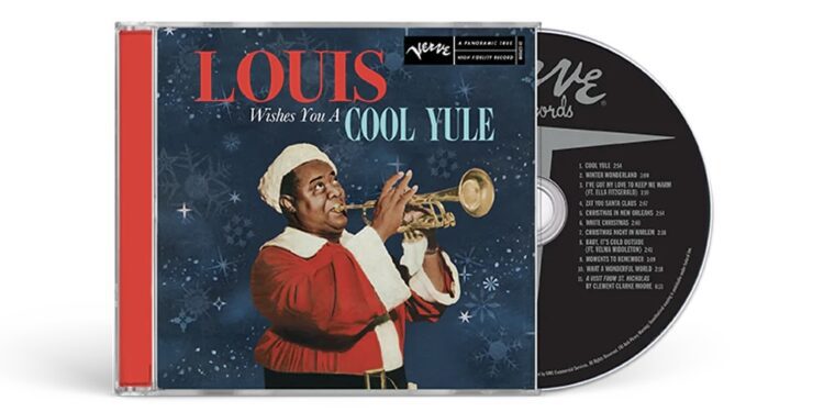 ‘Louis Wishes You A Cool Yule' album artwork - Graphic Courtesy: Verve/UMG