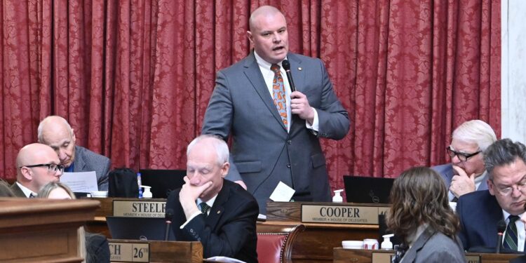 Delegate Brandon Steele addresses House Bill 2613 - Photo Credit: Perry Bennett