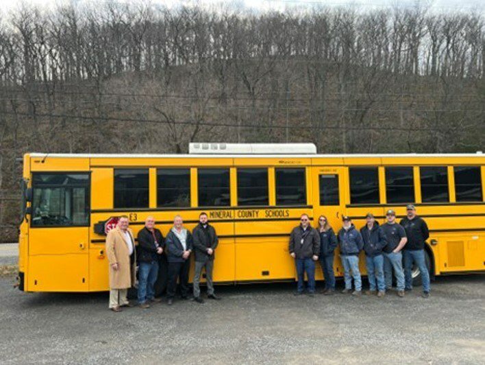 More electric school buses debut in West Virginia