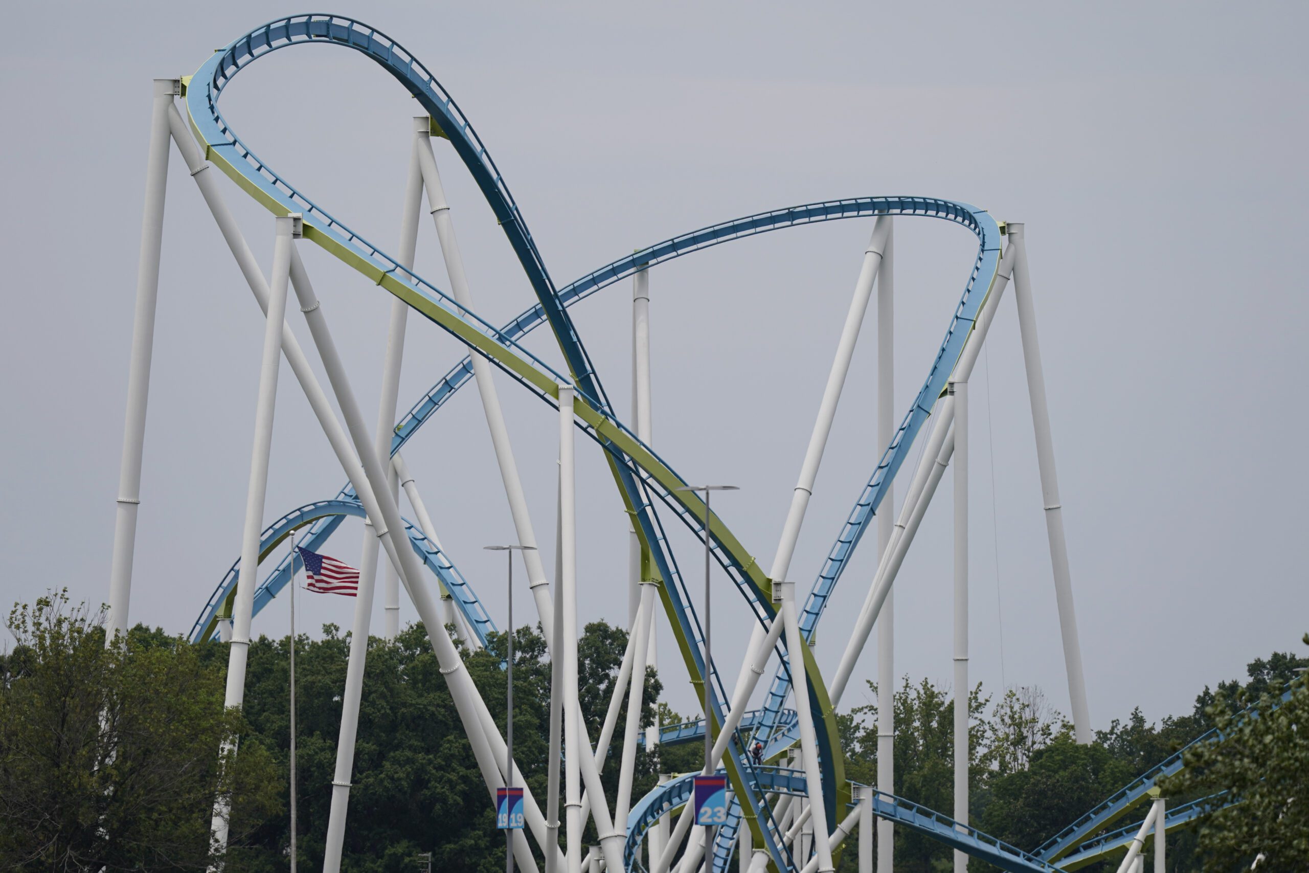 North Carolina roller coaster reopens after a large crack launched a state  investigation