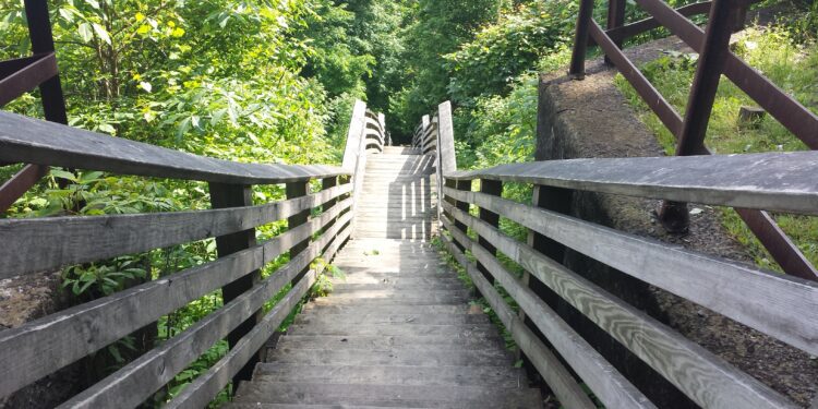 Kaymoor Miners Trail staircase