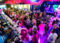 The 2023 Pink Party, held at Cosmo in Morgantown, raised a record $162,616 to benefit Bonnie’s Bus. (Photo by Davidson Chang)