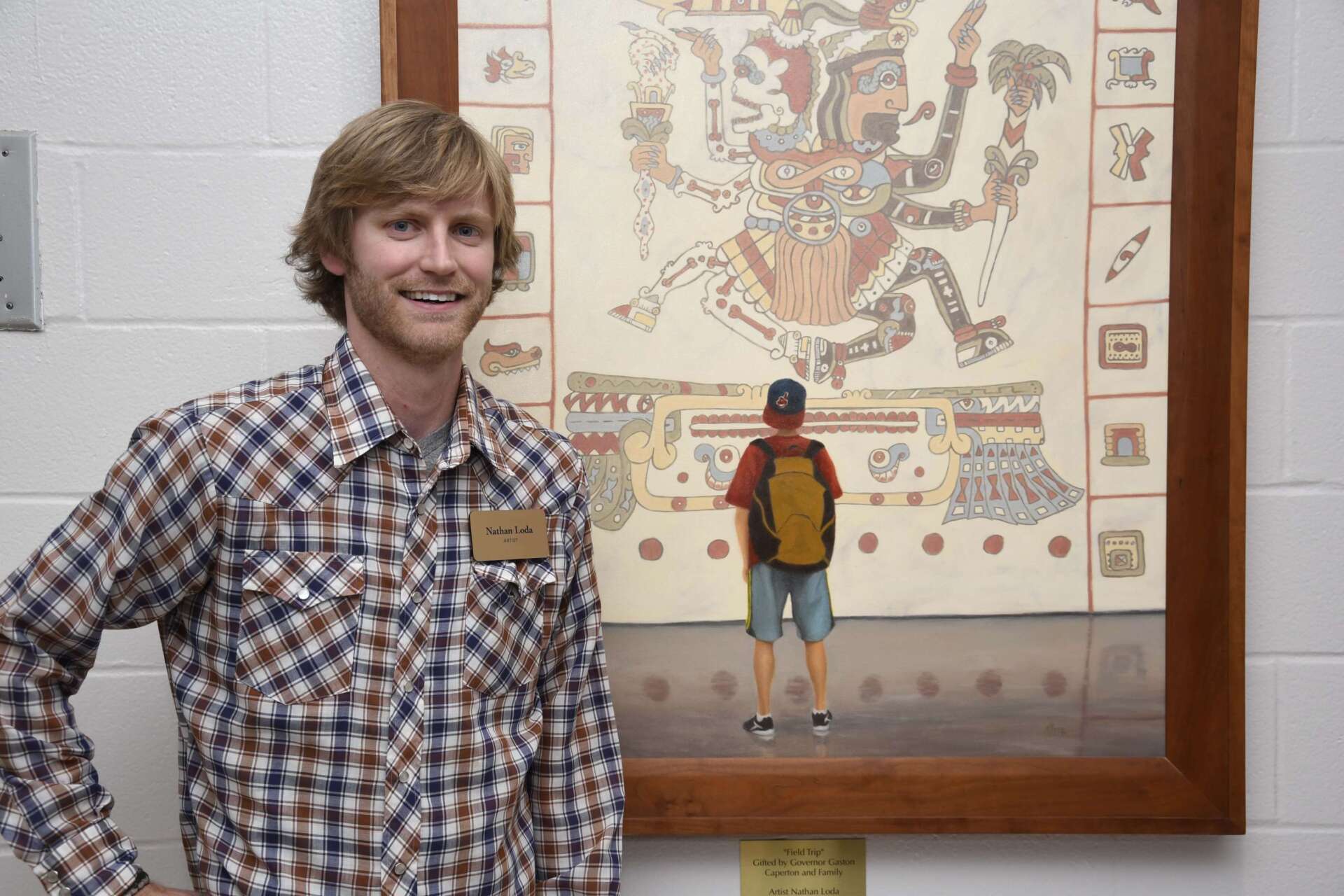 Former Gov. Gaston Caperton donates painting to Shepherd University