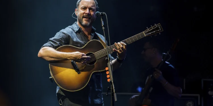 Dave Matthews, of Dave Matthews Band, performs on Tuesday, July 27, 2021, at Ameris Bank Amphitheatre in Alpharetta, Ga. Mary J. Blige, Cher, Foreigner, A Tribe Called Quest, Kool & The Gang and Ozzy Osbourne have been inducted into the Rock & Roll Hall of Fame. The class of 2024 also will include folk-rockers Dave Matthews Band and singer-guitarist Peter Frampton. The induction ceremony will be Oct. 19, 2024. (Photo by Paul R. Giunta Invision/ AP)