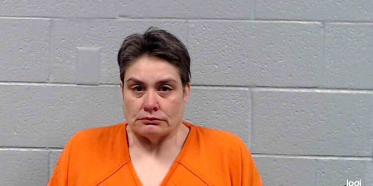 A Fayette County woman is facing charges after she allegedly chased and attacked her boyfriend with decorations.