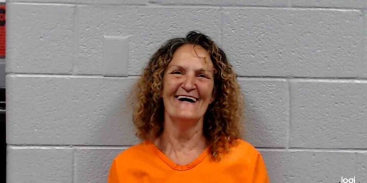 A domestic dispute between a couple ends with a girlfriend behind bars after she spat on her boyfriend, threw a glass saucer, hitting him, and the dog bitting his thigh. 