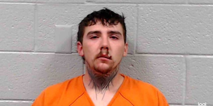 A man facing a long list of charges after pointing a gun at his ex-wife, threatening to shoot her, setting fire to the home, and fighting police over her involvement with another man. 