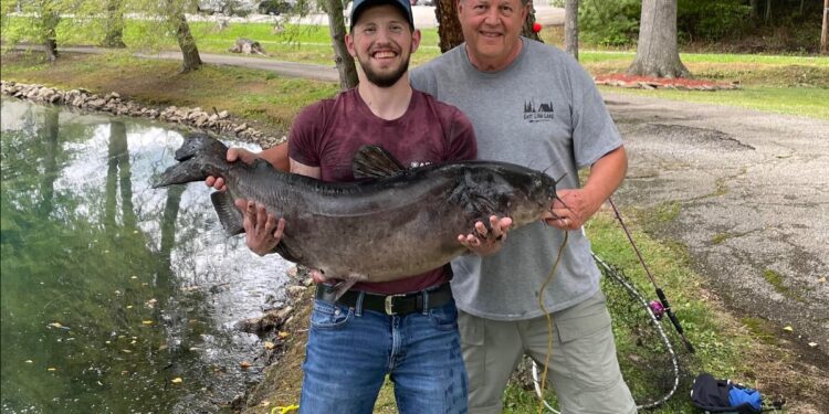 West Virginia angler catches record channel catfish
