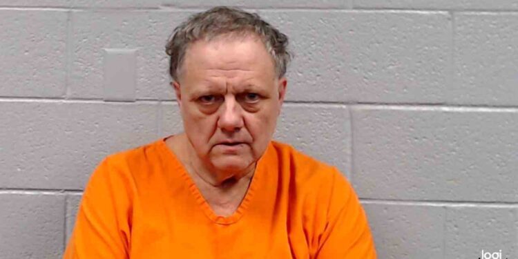 Man arrested after sitting naked inside car during school bus runs