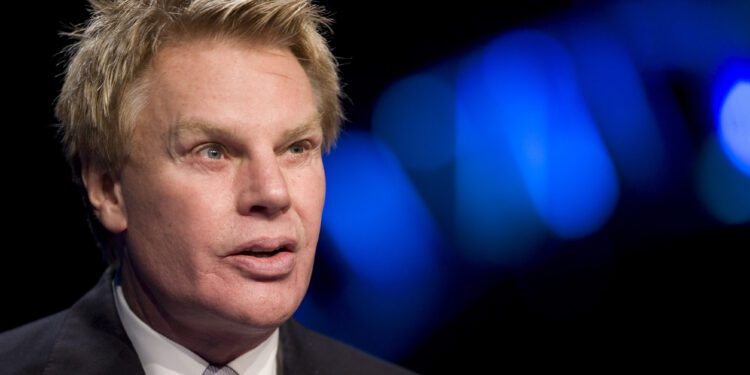 FILE - Michael Jeffries, former CEO of Abercrombie & Fitch, speaks at the annual National Retail Federation conference on Jan. 13, 2009 in New York. (AP Photo/Mark Lennihan, File)