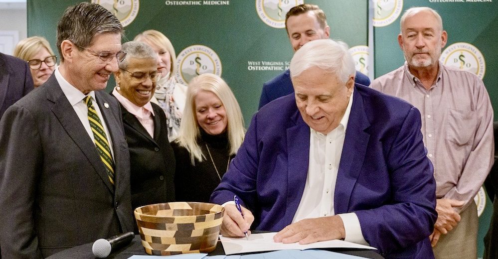 Governor Justice signs legislation providing 13.6 million for WVSOM