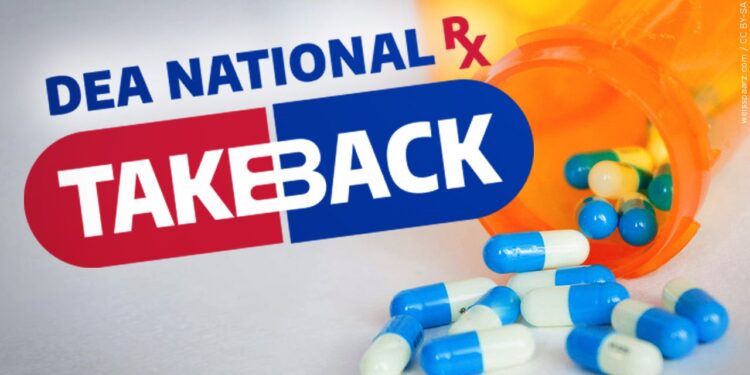 Participate in DEA's National Prescription Drug Take Back Day on Saturday, October 26, 2024