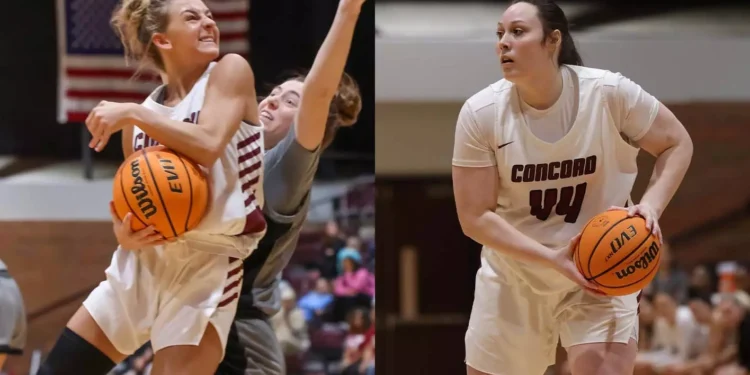 L: Skylar Davidson R: Abbie Smith | Concord University photo
