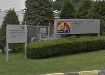 Novelis facility in Fairmont.