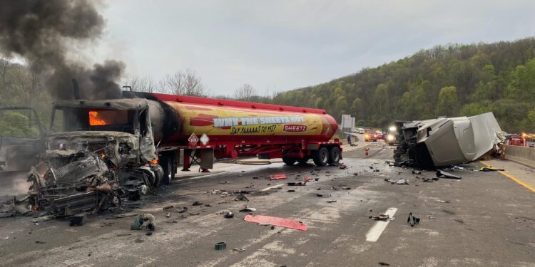 Photo Courtesy of Kanawha County Emergency Management/Nitro Fire Department