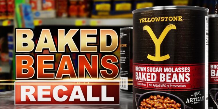 Canned Baked Beans Recalled Nationwide Due to Undeclared Allergen Risk