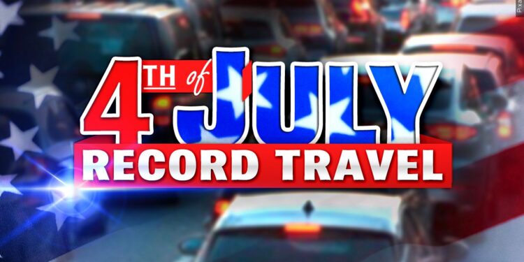 AAA: Record-Breaking 72.2 Million Americans Expected to Travel Over July 4th Holiday