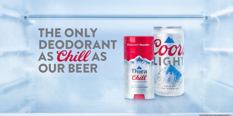 Coors Light and Duradry Launch Cold-Activated Deodorant for Summer Heat