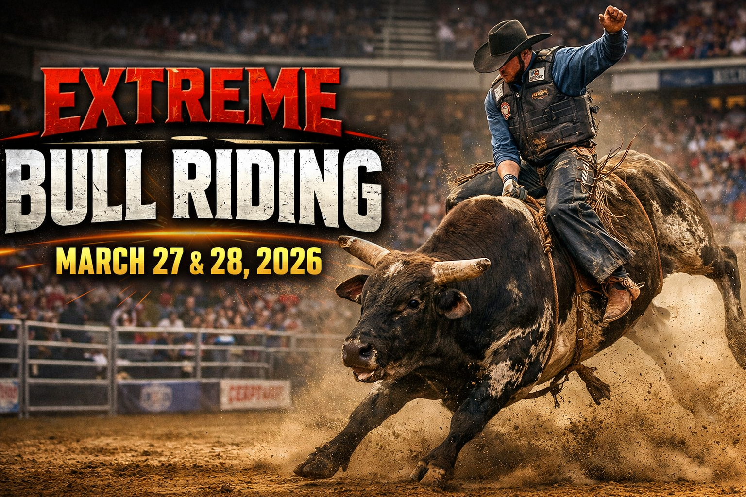 Extreme Bull Riding Charges Into Beckley This March