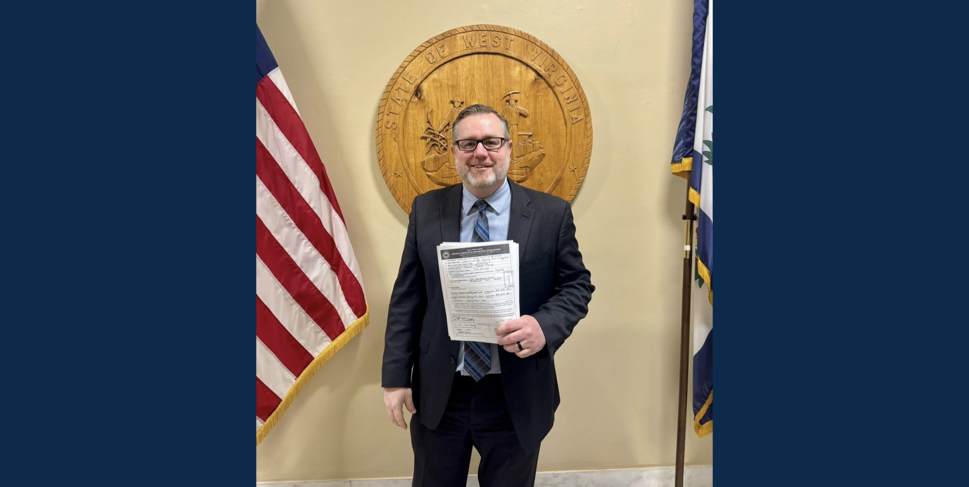 Justice Thomas Ewing files for West Virginia Supreme Court seat