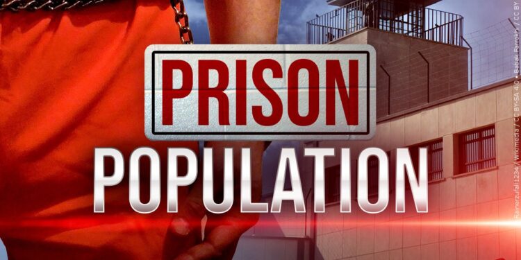 U.S. Prison Population Rises for Second Consecutive Year, Though Still Below Historic Peak