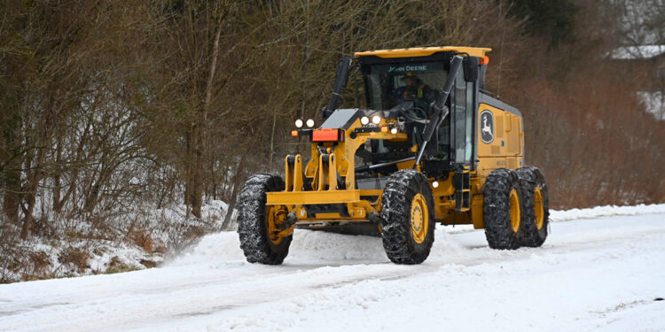 Graders to the rescue: WVDOH deploys heavy artillery in the battle against ice