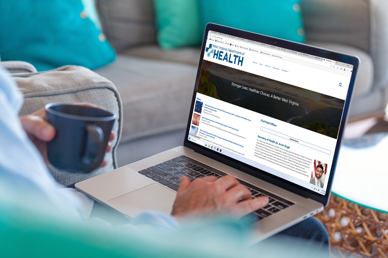 West Virginia Department of Health Announces Launch of New Website