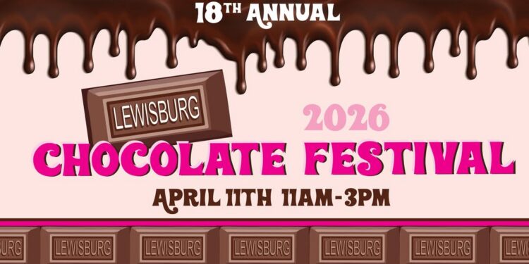 Lewisburg Chocolate Festival Returns for Sweet 18th Year
