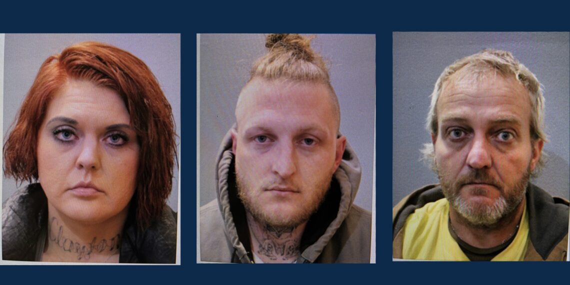 Three people arrested following drug bust in Fayette County