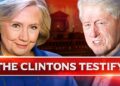 Video Released of Bill and Hillary Clinton Depositions in Epstein Inquiry