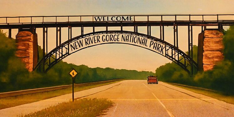 Proposed overpass bridge project to improve safety and help ease congestion on US 19 near New River Gorge National Park