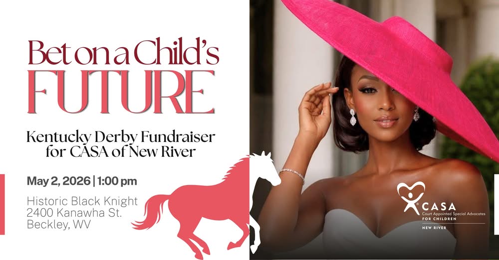 CASA of New River to Host Kentucky Derby-Themed Fundraiser “Bet on a Child’s Future”