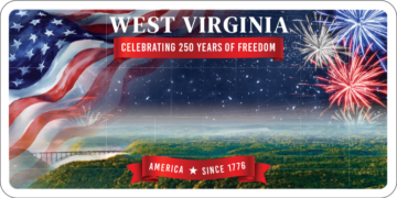 Governor Morrisey, DMV and WV Tourism Unveil United States 250th Anniversary Limited Edition License Plate: How to Get Yours